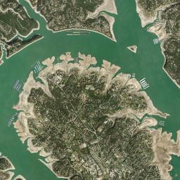 Hudson Bend High Resolution Satellite Map