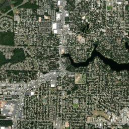 Fort Walton Beach High Resolution Satellite Map