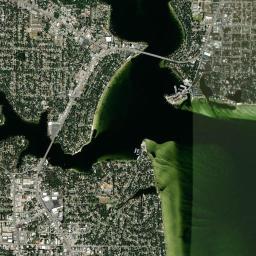 Ocean City High Resolution Satellite Map