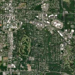 Tallahassee, Florida map(satellite map)