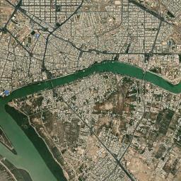 Khorramshahr High Resolution Satellite Map