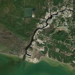 Bayou La Batre High Resolution Satellite Map