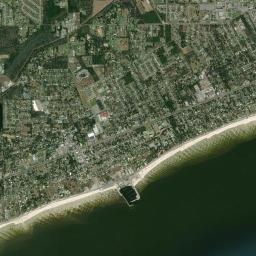 Long Beach High Resolution Satellite Map