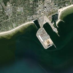 Gulfport High Resolution Satellite Map