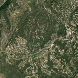 Barton Creek, TX locator map