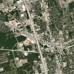 Conroe High Resolution Satellite Map