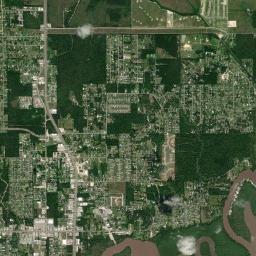 Moss Bluff High Resolution Satellite Map