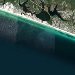Seaside High Resolution Satellite Map
