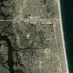 Atlantic Beach High Resolution Satellite Map