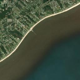 Waveland High Resolution Satellite Map