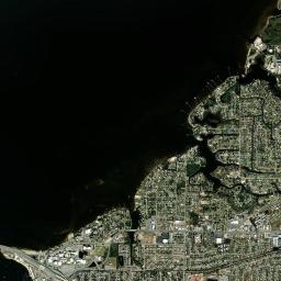 Pretty Bayou High Resolution Satellite Map