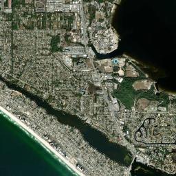 Upper Grand Lagoon High Resolution Satellite Map