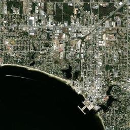 Panama City High Resolution Satellite Map