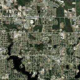 Springfield High Resolution Satellite Map