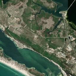 Tyndall Air Force Base High Resolution Satellite Map