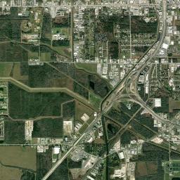 Beaumont, TX locator map