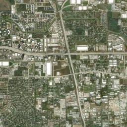 Aldine High Resolution Satellite Map