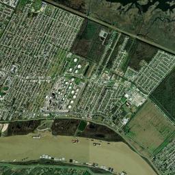 Meraux High Resolution Satellite Map