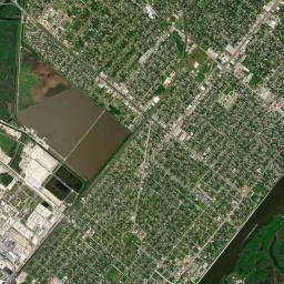 Port Arthur High Resolution Satellite Map