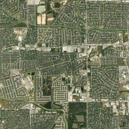 Oak Cliff Place, TX locator map