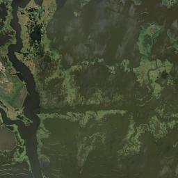 Cameron Parish High Resolution Satellite Map