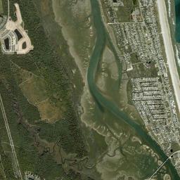 Butler Beach High Resolution Satellite Map