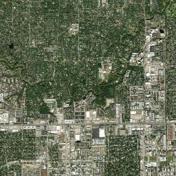 Piney Point Village High Resolution Satellite Map