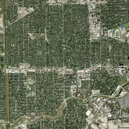 West University Place High Resolution Satellite Map