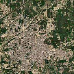 Kohror Pakka High Resolution Satellite Map