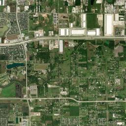 Brookside Village High Resolution Satellite Map