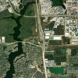 Taylor Lake Village High Resolution Satellite Map