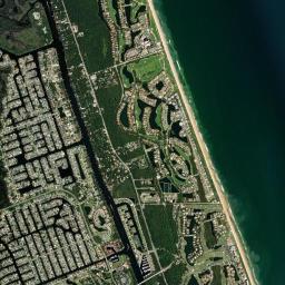 Palm Coast High Resolution Satellite Map