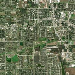 Pearland High Resolution Satellite Map