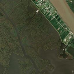 Port Sulphur High Resolution Satellite Map