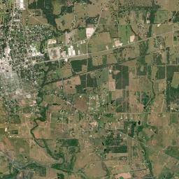 Hallettsville High Resolution Satellite Map