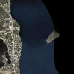 Crescent City High Resolution Satellite Map