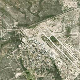Laughlin Air Force Base High Resolution Satellite Map