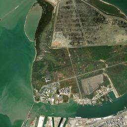 Galveston, TX locator map