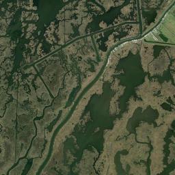 Terrebonne Parish High Resolution Satellite Map