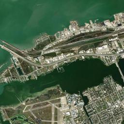 Galveston, TX locator map