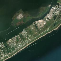 Grand Isle High Resolution Satellite Map