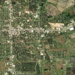 Bay City High Resolution Satellite Map