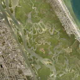 Edgewater High Resolution Satellite Map