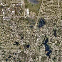 Deltona High Resolution Satellite Map