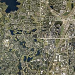 Heathrow, FL locator map