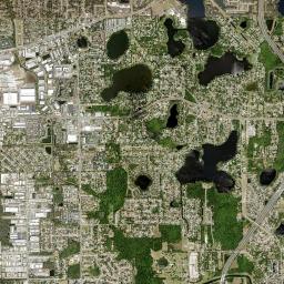 Goldenrod High Resolution Satellite Map