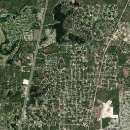 North Weeki Wachee High Resolution Satellite Map