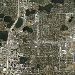 Orlando, Florida map(satellite map)