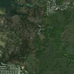 Weeki Wachee Gardens High Resolution Satellite Map