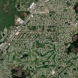 Timber Pines High Resolution Satellite Map
